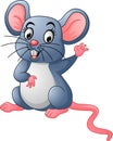 Happy mouse cartoon