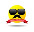 Happy movember smiley