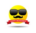 Happy movember smiley