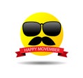 Happy movember smiley