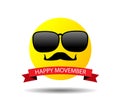 Happy movember smiley