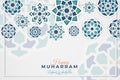 Happy Muharram Banner Premium Template Royalty Free Stock Photo