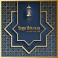 Happy Muharram, the Islamic New Year, new Hijri year design