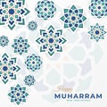 Happy Muharram Social media Premium Template Royalty Free Stock Photo