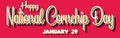 Happy National Cornchip Day, January 29. Calendar of January Retro Text Effect, Vector design Royalty Free Stock Photo
