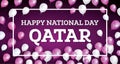 Happy National Day Qatar.