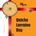 Happy National Quiche Lorraine Day