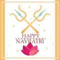 happy navratri card