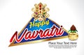 Happy navratri celebration background