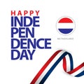 Happy Netherlands Independence Day Vector Template Design Illustration Royalty Free Stock Photo