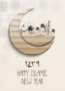 Happy new Hijri year 1439 Royalty Free Stock Photo