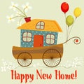 Happy New Home. Royalty Free Stock Photo