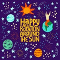 Happy new rotation around the sun