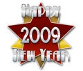 Happy New Year 2009 Royalty Free Stock Photo