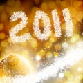 Happy new year 2011 Royalty Free Stock Photo