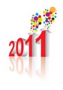 Happy New Year 2011 Royalty Free Stock Photo