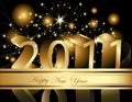 Happy New Year 2011 background Royalty Free Stock Photo