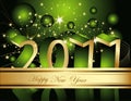 Happy New Year 2011 background Royalty Free Stock Photo