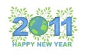 Happy New Year 2011 Green Planet