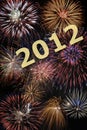 Happy new year 2012 Royalty Free Stock Photo