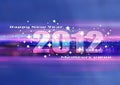 Happy new year 2012 Royalty Free Stock Photo