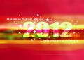 Happy new year 2012 Royalty Free Stock Photo