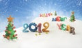 Happy new year 2012 Royalty Free Stock Photo