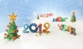 Happy new year 2012 Royalty Free Stock Photo