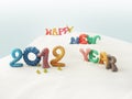 Happy new year 2012 Royalty Free Stock Photo