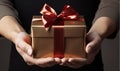 Someone gave you a gift. Royalty Free Stock Photo