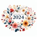 Happy New year 2024 Royalty Free Stock Photo