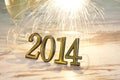 2014 happy new year abstract background Royalty Free Stock Photo