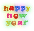 Happy New Year Alphabets