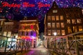 Happy New Year from Amsterdam in the Netherlands Royalty Free Stock Photo