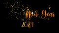 animation of happy new year 2024