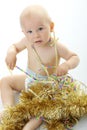 Happy New Year Baby Royalty Free Stock Photo