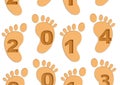 Happy new year 2014 Royalty Free Stock Photo