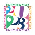 2023 Happy new year background. Cover of card for 2023 Creative design for your greetings card, calendar