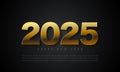 2025 Happy New Year Background Design Royalty Free Stock Photo