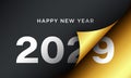 2029 Happy New Year Background Design