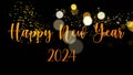 Happy New Year 2024 Background Design.