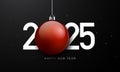 2025 Happy New Year Background Design Royalty Free Stock Photo