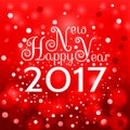 2017 Happy New Year background Royalty Free Stock Photo