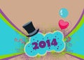 Happy new year background Royalty Free Stock Photo