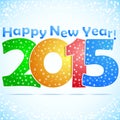 Happy New Year 2015 Background Royalty Free Stock Photo