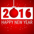 Happy new year 2016 background Royalty Free Stock Photo