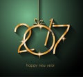 2017 Happy New Year Background for your Flyers and Greetings Card Royalty Free Stock Photo