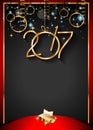 2017 Happy New Year Background for your Seasonal Flyers