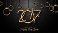 2017 Happy New Year Background for your Seasonal Flyers