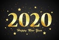 2020 Happy New Year banner Royalty Free Stock Photo